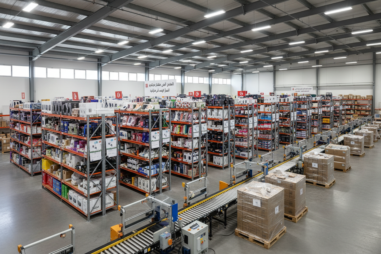 Tunisnan warehsoue ful of quality products ecommerce